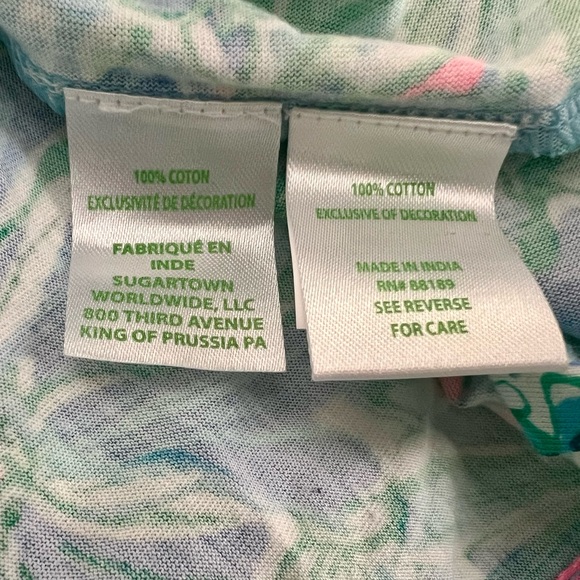 Lilly Pulitzer Tropical Blue and Pink Maxi Dress - Picture 5 of 5